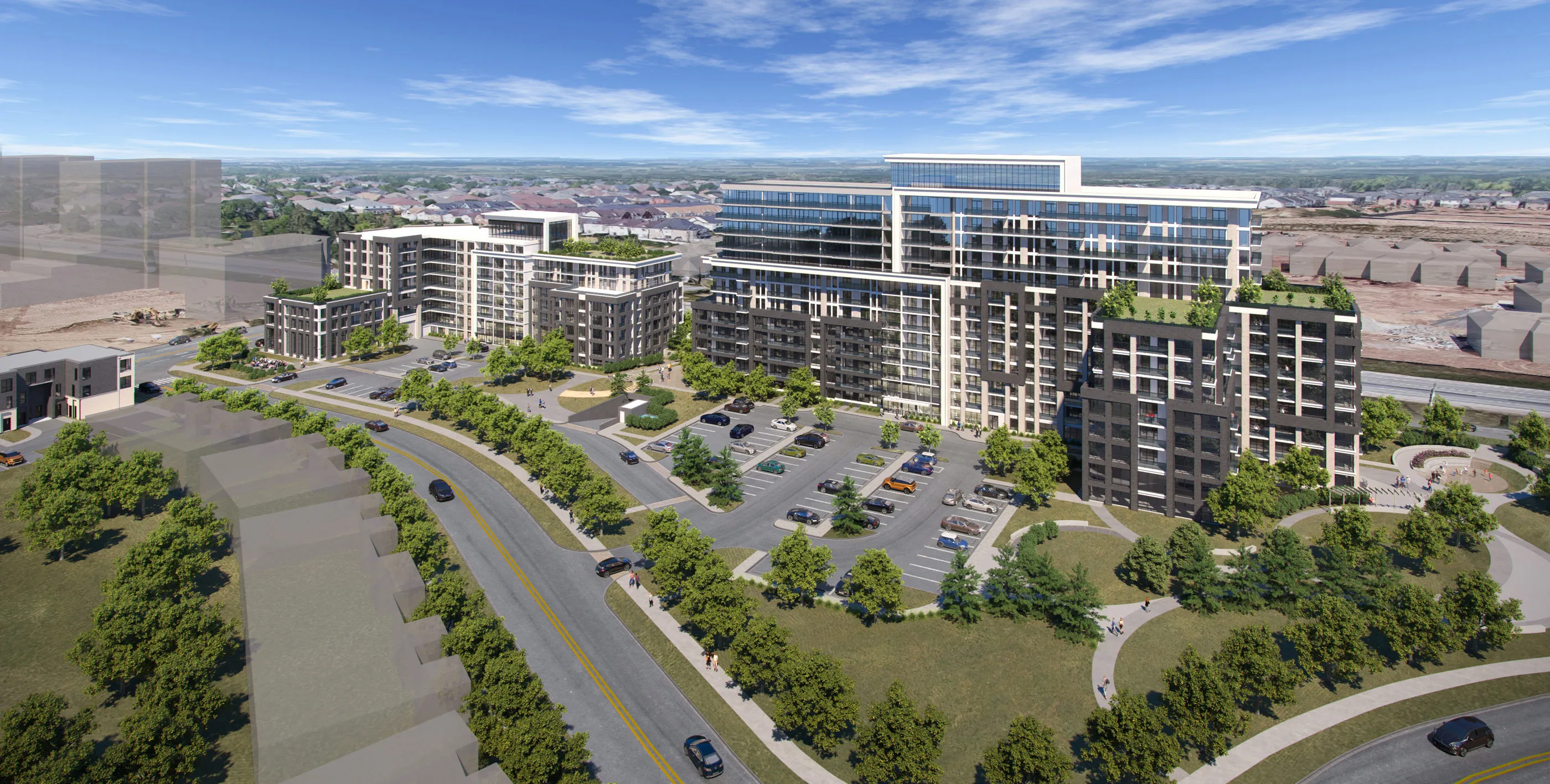 Rendering of the 5ive Building